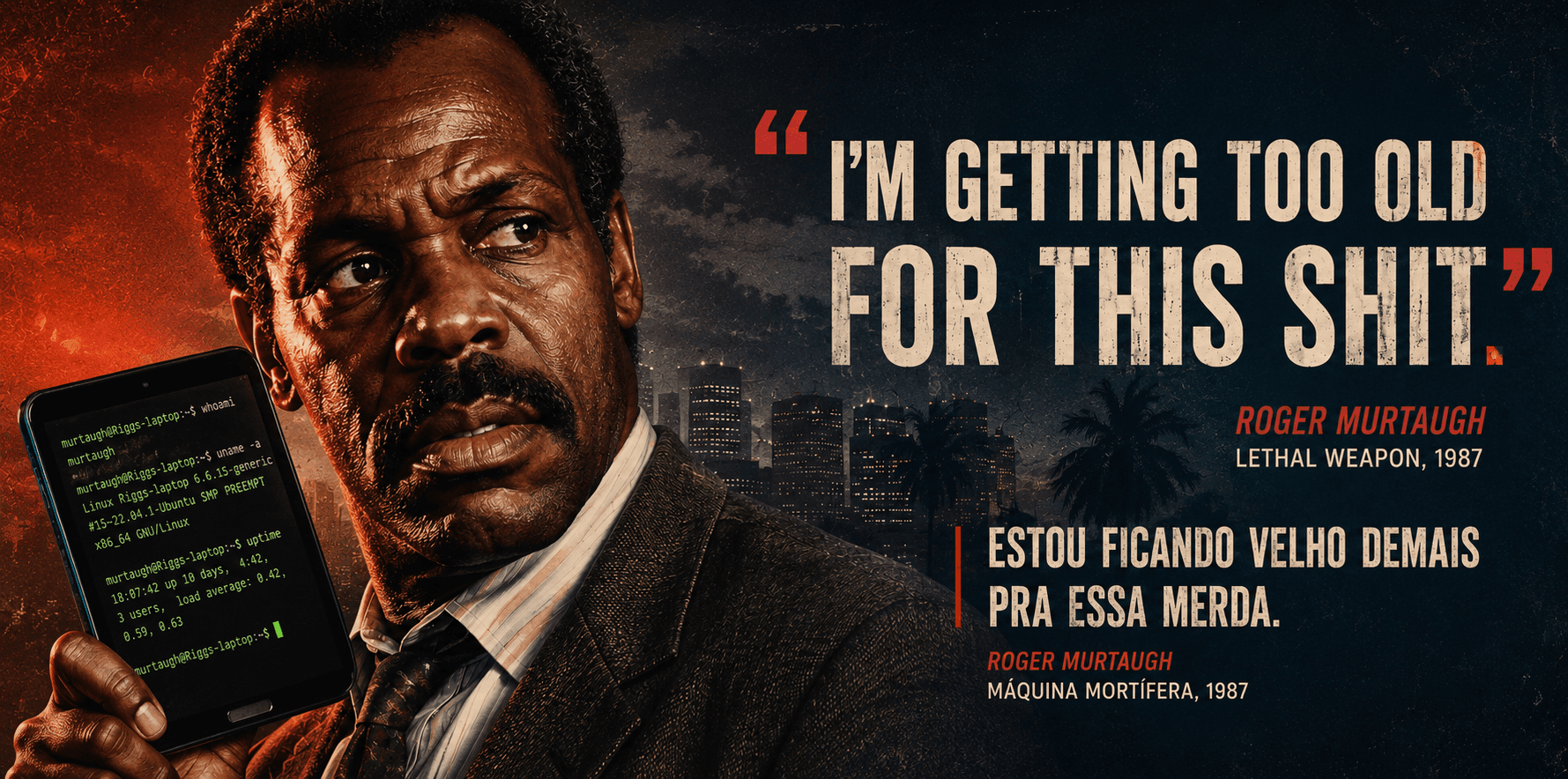 Ainda bem que eu sou velho